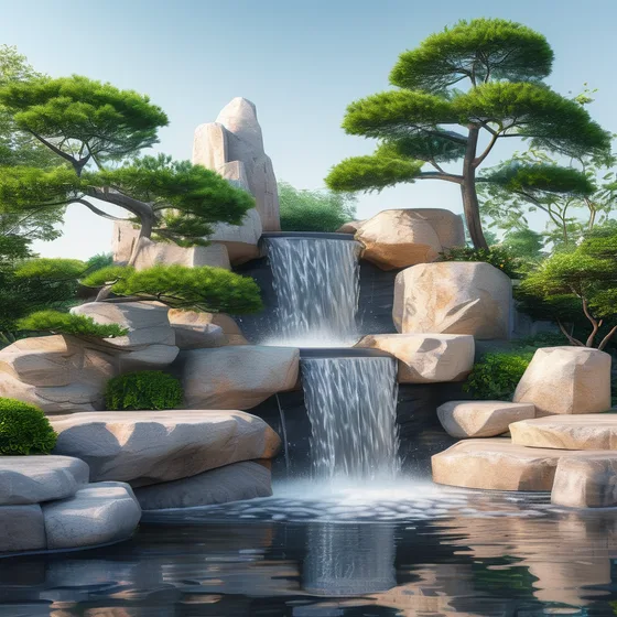 山东假山喷泉