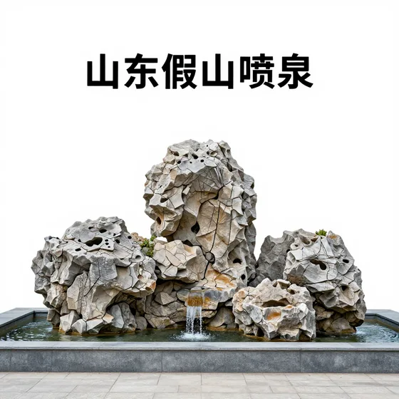 山东假山喷泉