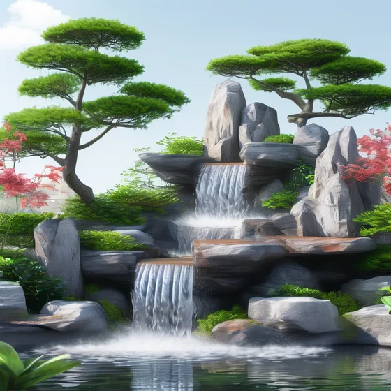 山东假山喷泉